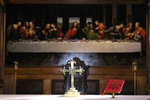 The Last Supper a copy of the famous Leonardo da Vinci painting